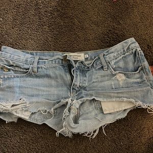Abercrombie and fitch size 6 short shorts